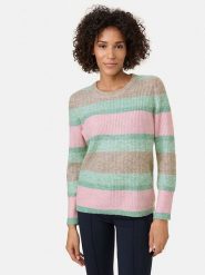 Gerry Weber Sweter ze wzorem rozmiar: 38. Swetry Gerry Weber, bez wzorów, z wełny, bez ramiączek. Za 158.47 zł.