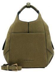 LIEBESKIND BERLIN Skórzana torebka w kolorze khaki - 17 x 20,5 x 10,5 cm rozmiar: onesize. Brązowe torebki klasyczne Liebeskind Berlin, bez wzorów, z materiału, przez ramię, bez dodatków. Za 507.51 zł.
