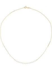 Pearline Złoty naszyjnik z perłami - dł. 42 cm rozmiar: onesize. Białe naszyjniki Pearline, z materiału, z perłą, złote. Za 391.99 zł.