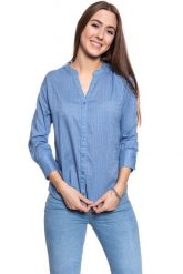 DAMSKA KOSZULA MUSTANG Edda Blouse 1009461 5407. Koszule Mustang, s, bez wzorów, bez kołnierzyka, bez ramiączek. W wyprzedaży za 49.99 zł.