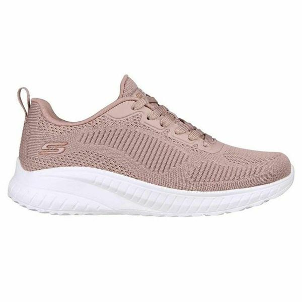 Obuwie do Biegania dla Dorosłych Skechers Bobs Sport Squad Różowy. Czerwone buty do biegania Skechers, bez wzorów, z materiału, bez zapięcia, do biegania. Za 219.99 zł.