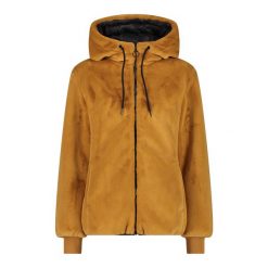 Polar z kapturem dla kobiet CMP. Brązowe bluzy z polaru CMP, na zimę, bez wzorów, z polaru, narciarskie. Za 548.50 zł.