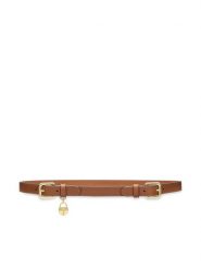 LAUREN RALPH LAUREN Pasek Damski 412917963002 Brązowy. Brązowe paski Lauren Ralph Lauren, bez wzorów, ze skóry. Za 399.99 zł.