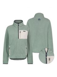 Sublevel Bluza polarowa w kolorze zielono-beżowym rozmiar: XL. Zielone bluzy bez kaptura Sublevel, xl, bez wzorów, z polaru, bez kaptura. Za 139.87 zł.