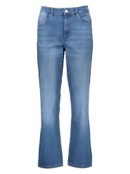 ONLY Dżinsy - Regular fit - w kolorze niebieskim rozmiar: 50/L32. Niebieskie jeansy ONLY, l, z aplikacjami, z bawełny, klasyczne, z podwyższonym stanem. Za 127.95 zł.