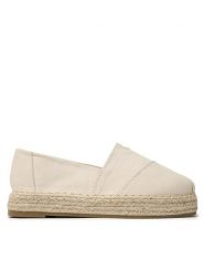 Jenny Fairy Espadryle WS21180-01 Beżowy. Brązowe espadryle Jenny Fairy, bez wzorów, z materiału, bez obcasa. Za 99.99 zł.