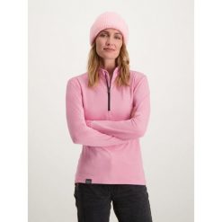 Bluza narciarska damska Poederbaas. Czerwone bluzy POEDERBAAS, na zimę, bez wzorów, z elastanu, sportowe, bez ramiączek, bez kaptura. W wyprzedaży za 177.72 zł.