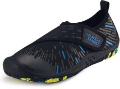 Buty do wody wielofunkcyjne Aqua Speed Tegu. Czarne buty treningowe Aqua-Speed, bez wzorów, z gumy, bez zapięcia, na fitness i siłownię. Za 119.99 zł.