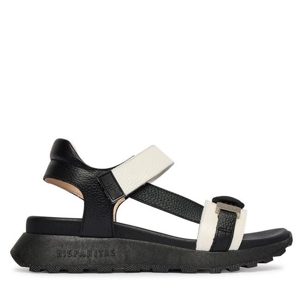 Sandały Hispanitas. Brązowe sandały Hispanitas, bez wzorów, bez obcasa, na płaskiej podeszwie, bez zapięcia. Za 609.99 zł.