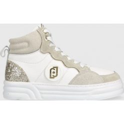 Liu Jo sneakersy skórzane Cleo 07 kolor beżowy. Brązowe buty sportowe lifestyle Liu Jo, bez wzorów, z gumy, sportowe, z okrągłym noskiem, bez zapięcia. Za 919.99 zł.