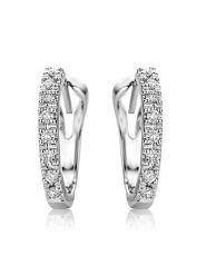 Diamant Exquis Złote kolczyki-wkrętki z diamentami rozmiar: onesize. Szare kolczyki Diamant Exquis, z diamentem, złote. Za 345.82 zł.