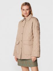 Tommy Hilfiger Kurtka puchowa Quilted WW0WW35552 Beżowy Relaxed Fit. Brązowe kurtki Tommy Hilfiger, m, bez wzorów, z puchu, bez kaptura. Za 759.99 zł.