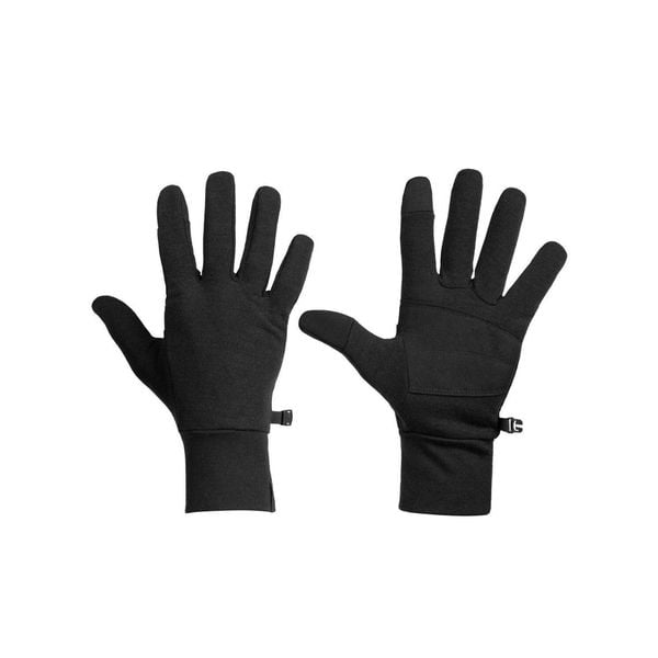 Rękawiczki zimowe unisex Icebreaker Sierra Gloves. Czarne rękawiczki Icebreaker, bez wzorów, z wełny, sportowe. Za 139.99 zł.