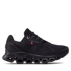 Buty do biegania On. Czarne buty do biegania On, bez wzorów, bez zapięcia, do biegania. Za 729.99 zł.
