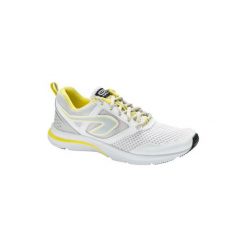 Buty Do Biegania Damskie Run Active Białe. Białe buty do biegania KALENJI, bez wzorów, z gumy, bez zapięcia, do biegania. W wyprzedaży za 84.99 zł.
