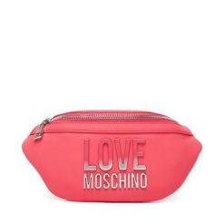 Nerka LOVE MOSCHINO. Czerwone torebki klasyczne Love Moschino, bez wzorów, bez dodatków. Za 549.99 zł.