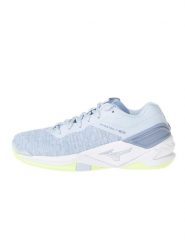 Mizuno Buty "Wave Stealth Neo" w kolorze błękitnym do piłki ręcznej rozmiar: 40,5. Niebieskie buty treningowe Mizuno, bez wzorów, bez zapięcia, do piłki ręcznej. Za 247.11 zł.