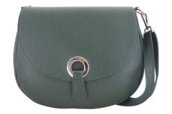 Listonoszka skórzana BARBERINI'S c. zielona 641-42. Zielone shopper bag Barberinis, z aplikacjami, ze skóry, biznesowe, przez ramię, duże, zdobione, bez dodatków. Za 279.99 zł.