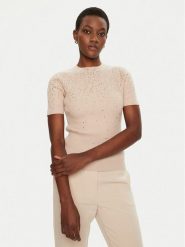 Marciano Guess Sweter 5RGR14 5821Z Beżowy Regular Fit. Brązowe swetry Marciano Guess, l, z aplikacjami, z wiskozy, bez ramiączek. Za 419.99 zł.