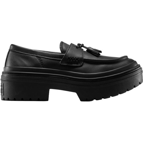 Buty sportowe Converse Chuck Taylor All Star Lugged Heel Loafer. Czarne buty sportowe lifestyle Converse, bez wzorów, ze skóry ekologicznej, retro, bez zapięcia. Za 590.00 zł.