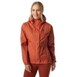 Kurtka przeciwdeszczowa damska Helly Hansen Loke. Brązowe kurtki przeciwdeszczowe Helly Hansen, m, bez wzorów, z syntetyku, bez kaptura, trekkingowe. Za 672.00 zł.