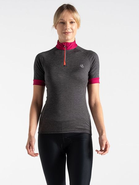 Dare 2b Koszulka kolarska "Pedal Through It II" w kolorze antracytowym rozmiar: 44. Czarne t-shirty sportowe Dare 2b, bez wzorów, z materiału, bez ramiączek, rowerowe. Za 61.31 zł.