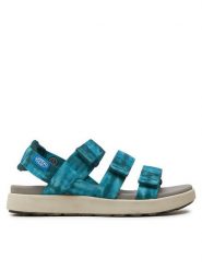 Keen Sandały Elle Strappy 1027209 Niebieski. Niebieskie sandały Keen, bez wzorów, z materiału, bez obcasa, na płaskiej podeszwie, bez zapięcia. Za 279.99 zł.