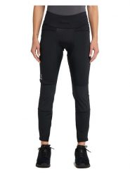 Haglöfs Legginsy funkcyjne "Luna" w kolorze czarnym rozmiar: S. Czarne legginsy Haglöfs, s, bez wzorów, z materiału, outdoorowe. Za 291.51 zł.