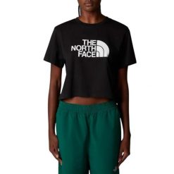 Koszulka sportowe damska The North Face NF0A8A6HJK3. Czarne t-shirty sportowe The North Face, m, bez wzorów, z bawełny, bez ramiączek. Za 265.00 zł.