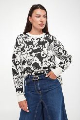 Sweter damski z wełną TWINSET. Swetry Twinset Milano, m, bez wzorów, z wełny, bez ramiączek. W wyprzedaży za 759.85 zł.