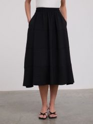 BGN Spódnica w kolorze czarnym rozmiar: 36. Czarne spódnice BGN, na imprezę, bez wzorów, midi. Za 78.84 zł.