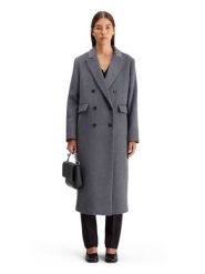 Scotch & Soda Płaszcz przejściowy w kolorze szarym rozmiar: XL. Szare płaszcze Scotch & Soda, xl, bez wzorów, z wełny, bez kaptura. Za 421.67 zł.