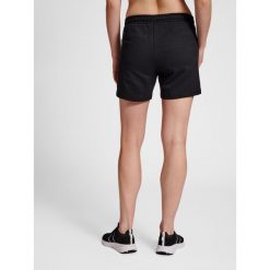 Szorty damskie Hummel sweat. Czarne szorty Hummel, bez wzorów, z bawełny, sportowe. Za 165.50 zł.