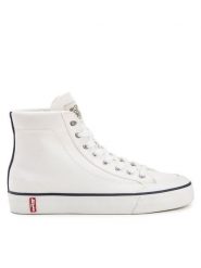 Levi's® Trampki 235664-733-51 Biały. Białe trampki bez wzorów, z materiału, bez zapięcia. Za 199.99 zł.