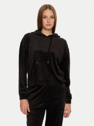 Pieces Bluza Silli 17154433 Czarny Regular Fit. Czarne bluzy Pieces, m, bez wzorów, z weluru, bez ramiączek, bez kaptura. Za 89.99 zł.