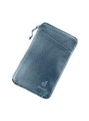 Portfel turystyczny Deuter Travel Wallet - atlantic. Brązowe portfele Deuter, bez wzorów, z materiału. Za 158.29 zł.