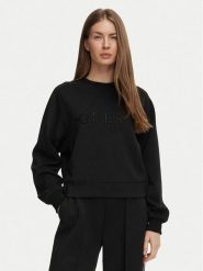 Guess Bluza V6BQ05 K6264 Czarny Regular Fit. Czarne bluzy bez kaptura Guess, xl, z aplikacjami, bez kaptura. Za 394.99 zł.