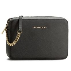 Torebka MICHAEL Michael Kors. Czarne listonoszki MICHAEL Michael Kors, bez wzorów, bez dodatków. Za 619.99 zł.