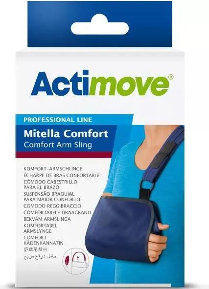 Chusta ACTIMOVE PRO Mitella Comfort. Niebieskie chusty ACTIMOVE, bez wzorów, z kauczuku, sportowe. Za 86.39 zł.