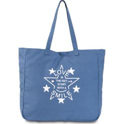 Torba shopper z kanwy bonprix niebieski dżins. Shopper bag marki DOMYOS. Za 44.99 zł.