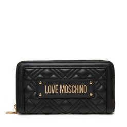 Portfel LOVE MOSCHINO. Czarne portfele Love Moschino, bez wzorów. Za 449.99 zł.