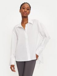 ViCOLO Koszula TS0336 Biały Regular Fit. Białe koszule ViCOLO, l, bez wzorów, z bawełny, bez kołnierzyka, bez ramiączek. Za 249.99 zł.