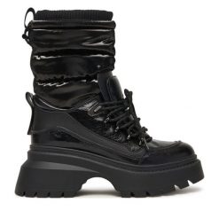 Śniegowce MICHAEL Michael Kors. Czarne śniegowce MICHAEL Michael Kors, bez wzorów, bez zapięcia. Za 1,469.00 zł.