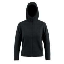 Damska bluza z kapturem zapinana na zamek Salewa Fanes Sarner Light. Czarne bluzy z kapturem Salewa, l, bez wzorów, z elastanu, z kapturem. Za 982.50 zł.