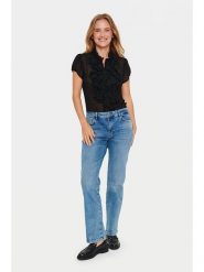 SAINT TROPEZ Bluzka w kolorze czarnym rozmiar: XL. Czarne bluzki Saint Tropez, xl, bez wzorów, bez kołnierzyka, bez ramiączek. Za 130.99 zł.