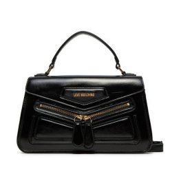 Torebka LOVE MOSCHINO. Czarne torebki klasyczne Love Moschino, bez wzorów, klasyczne, bez dodatków. Za 1,329.00 zł.