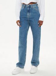 Calvin Klein Jeans Jeansy J20J223718 Niebieski Straight Fit. Niebieskie jeansy Calvin Klein Jeans, bez wzorów, z bawełny. Za 279.99 zł.