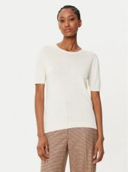 Weekend Max Mara Sweter Zibetto 2515361041 Écru Regular Fit. Swetry Weekend Max Mara, s, bez wzorów, z bawełny, bez ramiączek. Za 519.99 zł.