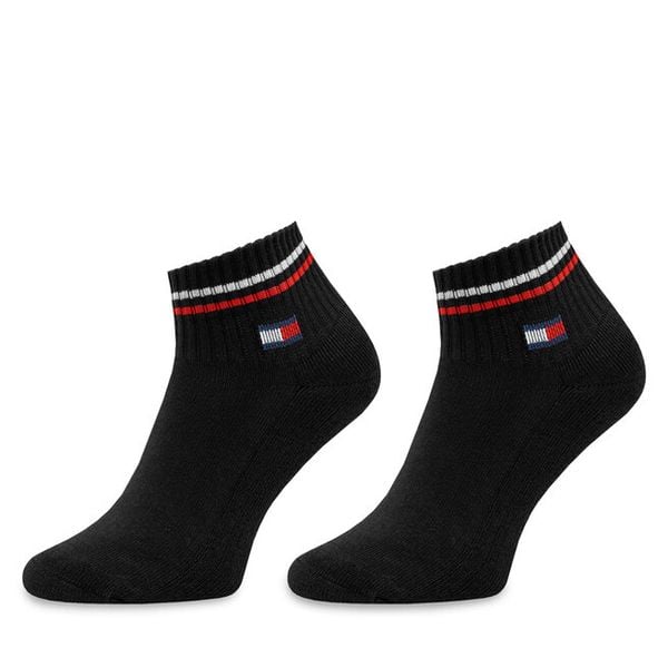 Skarpety krótkie Tommy Hilfiger. Czarne skarpetki Tommy Hilfiger, bez wzorów. Za 49.99 zł.