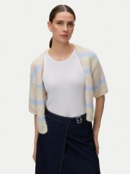 Vero Moda Kardigan Maybe 10348316 Beżowy Regular Fit. Brązowe swetry Vero Moda, xs, bez wzorów, z syntetyku, bez ramiączek. Za 159.99 zł.